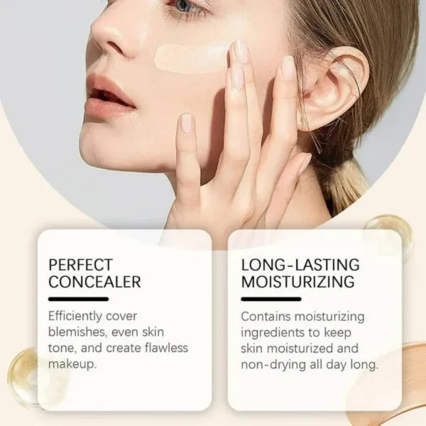 Kashees Eventone High Coverage Foundation – Full Coverage Matte Creamy Foundation For Flawless Skin – Lightweight, Long-lasting (24h) Makeup Base For All Skin Types – Bridal, Party & Daily Wear – 20ml