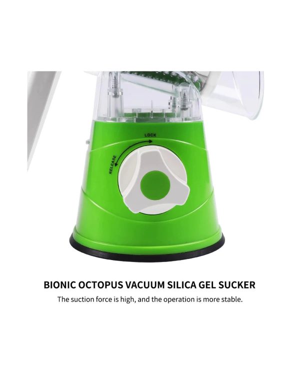Tabletop Drum Grater Manual Vegetable Cutter Slicer Multifunctional Round Slicer Gadget Multifunction Kitchen Gadget Food Processor Blender Cutter